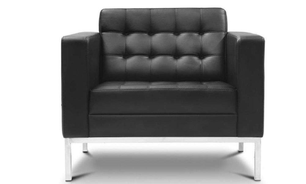 Reception Lounge Chair Black