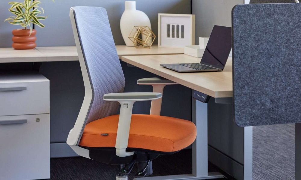 Mesh Office Chair Orange