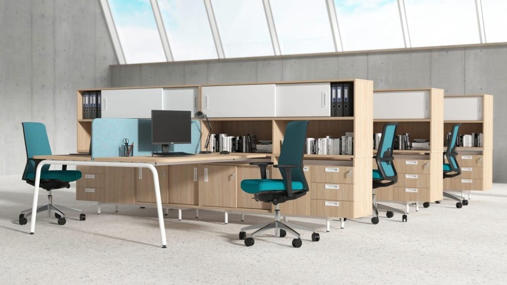 Office chair and desk
