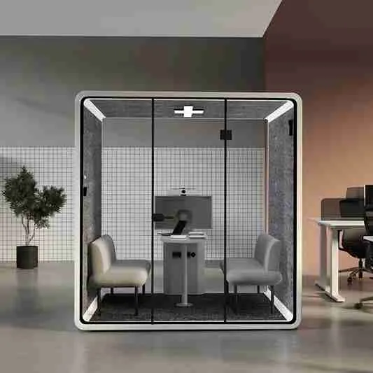 6 Person Phone Booth Pods