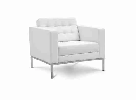 Piazza Lounge Chair White